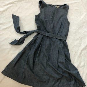 LL Bean Signature Cotton Chambray Dress